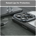 thumbnail image 6 of for iPhone 13 Pro Back Case, Luxury Carbon Fiber Clear Back Silicone Bumper Frame Ultra Slim Drop Protection Shockproof Lightweight Phone Case Cover for iPhone 13 Pro, Black, 6 of 9