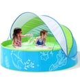 thumbnail image 1 of Piscina infantil Hikiddy plegable con toldo de 120 cm para 6 a 48 meses, 1 of 9