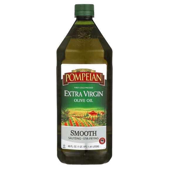 Pompeian Smooth Extra Virgin Olive Oil 48 oz