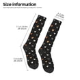 thumbnail image 5 of Fotbe Funny Chicken print Women's Men's Novelty Crew Socks Cotton Socks Knee High Socks for Walking,Running,Nurses,Pregnancy, 5 of 9