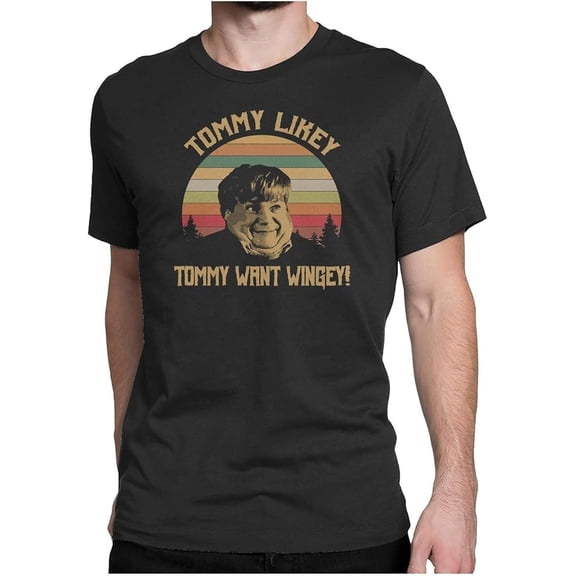 Tommy LIKEY Tommy Want WINGEY! - Vintage Retro T-Shirt