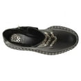 thumbnail image 4 of Vince Camuto Popinta Black Soft Goat Side Zipper Rounded Toe Chain Detailed Boot (Black Soft Goat, 10), 4 of 5