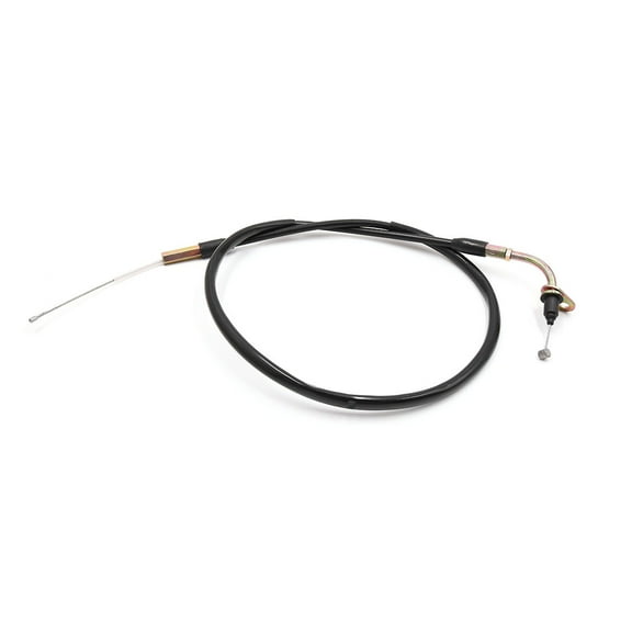 Unique Bargains Black Rubber Coated Motorcycle Motorbike Throttle Cable Wire for Yamaha YBR125
