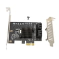 thumbnail image 2 of Tarjeta de expansión de disco duro, PCI E a SATA3.0 PCI Eto SAT Puerto de tarjeta de expansión Tarjeta de expansión SAT Tecnología de vanguardia, 2 of 8