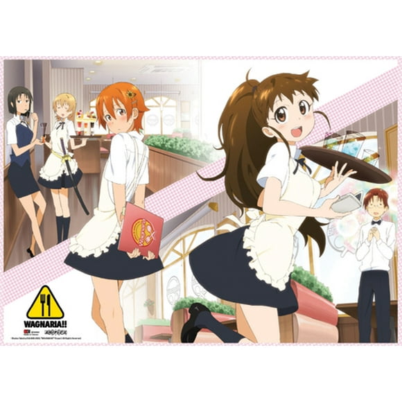Déroulant Mural - Wagnaria - Affiche en Tissu pour Nouveaux Employés Anime Art sous Licence ge60002