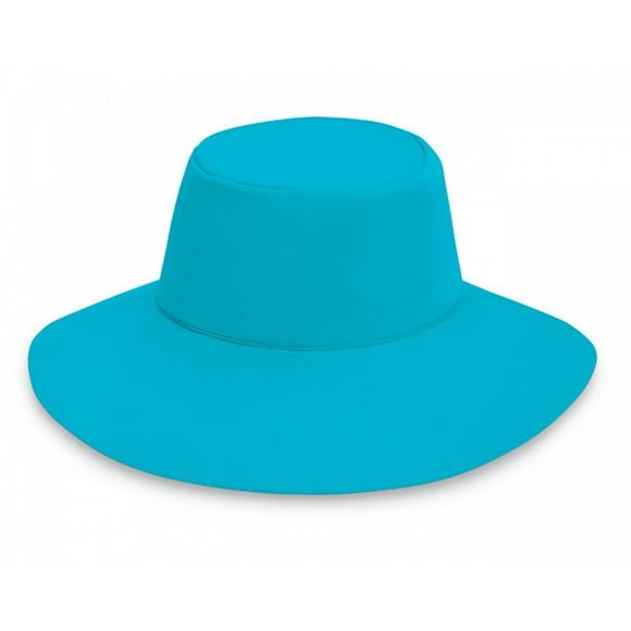 Wallaroo Hat Company – Women’s Aqua Hat – UPF 50+ Sun Protection, Packable Design Featuring a Chin Strap for Medium Crown Sizes – Water Friendly Sun Hat for Beach, Poolside and Adventures (Tur