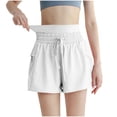 thumbnail image 1 of Besolor Womens High Waisted Athletic Shorts Workout Gym Running Shorts Activewear with Pockets Drawstring, 1 of 4