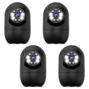 OOSSXX Dual Band Wifi Baby Monitor, 3MP Wireless Security Camera, Indoor Pet Cameras with Phone APP (Black)