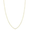 thumbnail image 3 of 10K Yellow Gold Solid Flat Mariner Chain 1.7mm Wide Necklace with Lobster Claw Clasp 18 inches long, 3 of 3