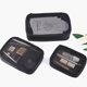 thumbnail image 4 of Bolsa de cosméticos de malla negra de viaje, bolsa de maquillaje con cremallera para mujer, neceser de lavado, organizador de maquillaje, bolsa de almacenamiento portátil, 4 of 5