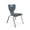 OTHER, variant on Hierarchy School Chair, 4-Leg, 16" Height, Chrome Frame, Navy Shell