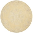 thumbnail image 2 of SAFAVIEH Bella Glenna Medallion Floral Wool Area Rug, Beige/Silver, 5' x 5' Round, 2 of 7