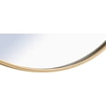 thumbnail image 3 of Metal frame Round Mirror 28 inch Brass finish, 3 of 7
