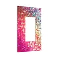 thumbnail image 2 of Kll Purple Sparkling Wall Plate,Gloss Finish,Standard Size 1 - 5" X 3", Polycarbonate Thermoplastic,Electric Receptacle Plug Covers, 2 of 8