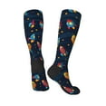 thumbnail image 4 of Balery Spaceships And Stars Fun Novelty Socks Men'S Women'S Crew Socks Funny Crazy Novelty Socks Quirky And Cool Socks, 4 of 9