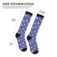 thumbnail image 5 of Bixox Flamingo Print Compression Socks,Compression Socks Women & Men Circulation for Medical,Running,Athletic, 5 of 7