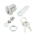 thumbnail image 3 of Unique Bargains Cam Lock 20mm Cylinder Length 48mm Flat Cam Cabinet Locks, Keyed Different, 3 of 6