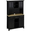 Homestyles Server sideboards-buffets-credenzas, Hutch, Black