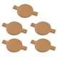 thumbnail image 1 of 100Pcs Precut Circle Cake Pan Liners Round Non-Stick Brown 6 inch, 1 of 5