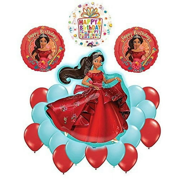 Elena Of Avalor 21 pc Happy Birthday Party Balloon Supplies Decoration Kit