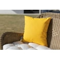thumbnail image 6 of RSH Decor: 4 Square Accent Pillows Made with Sunbrella Performance Fabric | 24" x 24" | Canvas Buttercup Yellow, 6 of 9