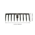 thumbnail image 3 of TAILTOSS Lawn Thatch Rake Dark Grey Steel 1Pcs 14.2x4.3in, 3 of 11