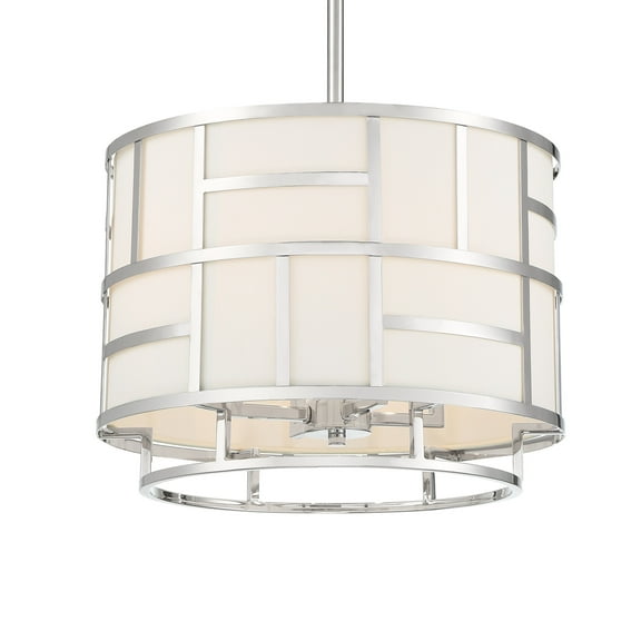 Crystorama Lighting Group Dan-404 Danielson 4 Light 17" Wide Pendant - Nickel