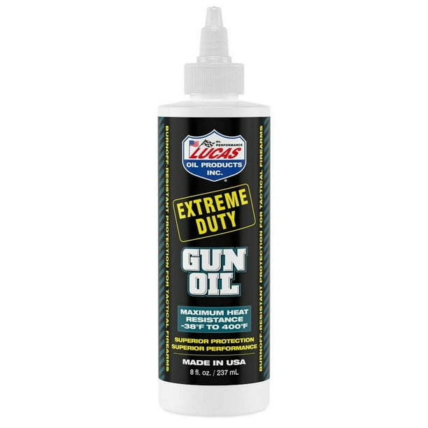 Lucas Oil 10870 Extreme Duty Gun Oil (8oz.), 1 Pack