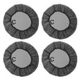 thumbnail image 3 of Mesh Cover for Rain Barrels, 4PCS Nylon Rain Barrel Mesh Covers, 39inch Netting Screen with Drawstring, Filter Screen Covers to Keep Fallen Leaves out of Rain Barrels Water Collection Buckets, 3 of 6