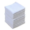 thumbnail image 2 of BKBP 12 Pack Cotton Square Towels, Water Absorbent Terry Cloth Dish Towels for Washing Hand and Drying Dishes Rags, Kitchen Towel Hotel School Kindergarten Tower 12x12", White, 2 of 3
