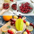 thumbnail image 3 of 100 cerezas artificiales, 50 cerezas rojas realistas, 50 cerezas rojas negras falsas, modelo de fruta falsa, casa, 3 of 5