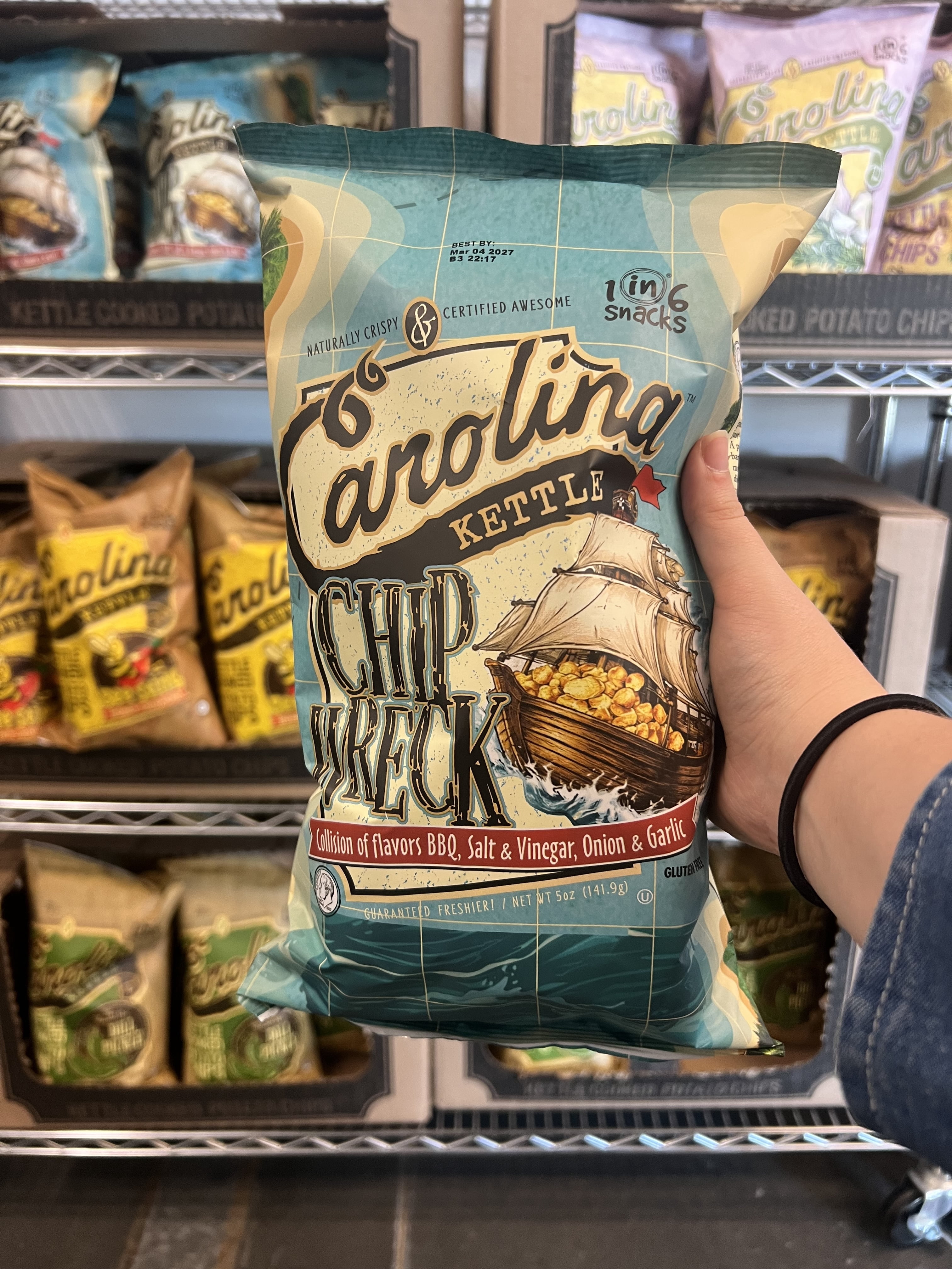 Carolina Kettle Chip Wreck 5 OZ