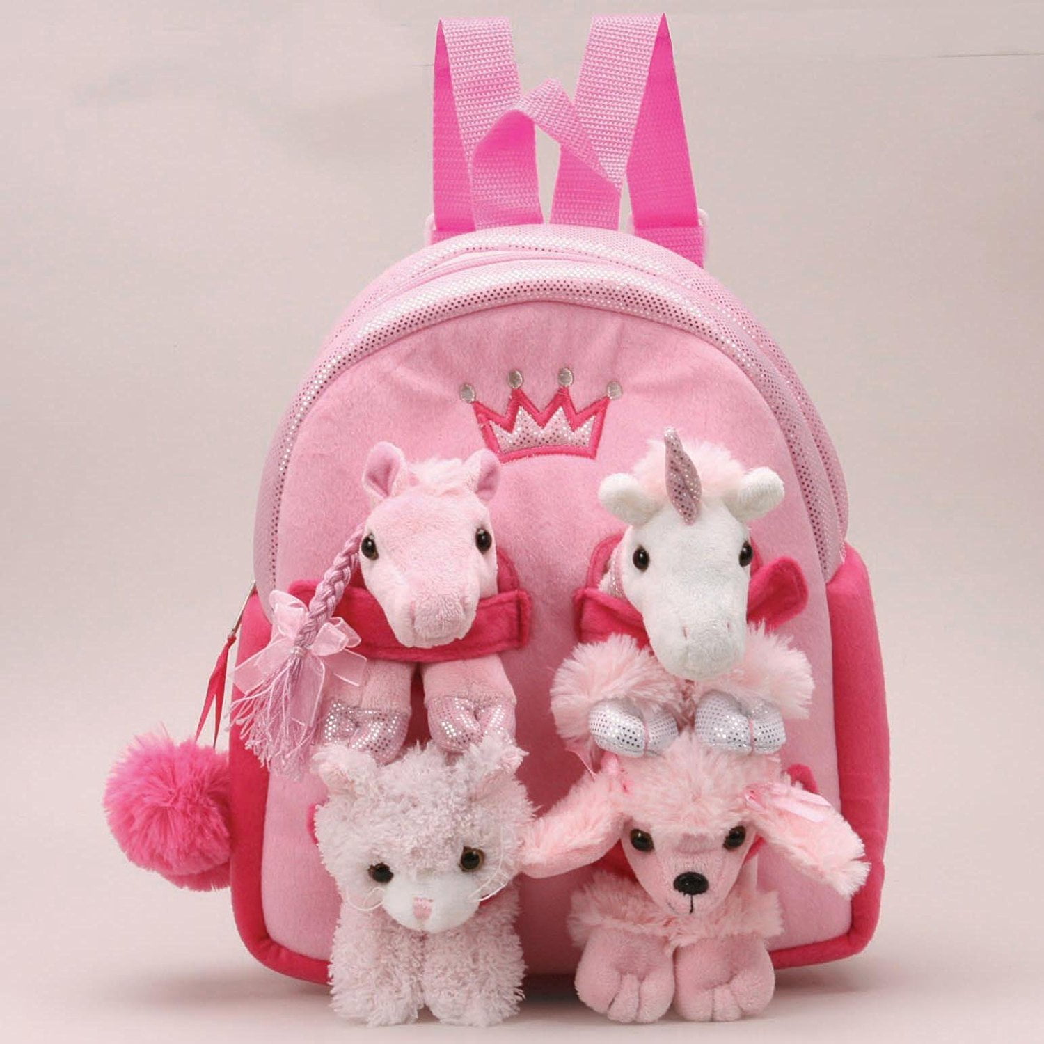 Pink Animal Backpack 11 by, New with 