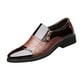 thumbnail image 4 of Zapatos elegantes, cómodos, informales, de trabajo, Oxfords, mocasines para hombre, zapatos formales de negocios marrón 43, 4 of 9