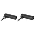 thumbnail image 4 of 10 conectores adaptadores de 90 grados de 3,5 mm macho a 3,5 mm hembra para auriculares estéreo, 4 of 7