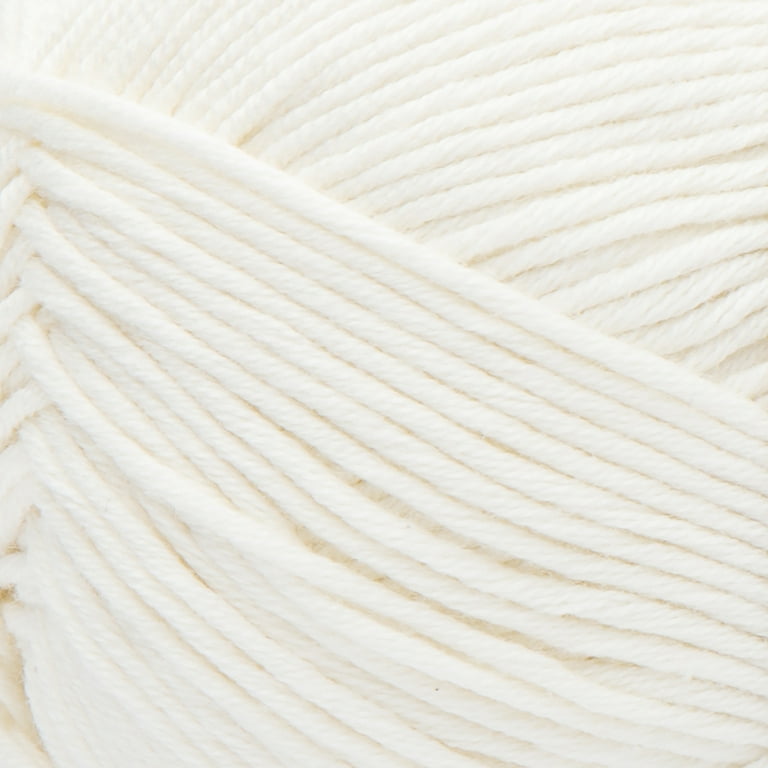 Bernat Softee Cotton #3 Light Cotton Blend Yarn, Blue Waves 4.2oz/120g, 254 Yards (3 Pack), Size: Three-Pack