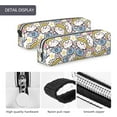 thumbnail image 4 of Fotbe Cute Rabbit Pattern Leather Pencil Case, Pencil Pouch with Durable Zipper, Compact and Stylish Organizer for Stationery, Art Supplies, Travel Essentials, 4 of 7