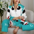 thumbnail image 6 of Sikiie Cute Santa Claus Pajamas for Women Set, Womens Pajama Sets, Lounge Sets for Women, 2pjs for Women-Small, 6 of 7