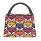 thumbnail image 1 of Fotbe Fox Face Bolsa Térmica Portátil con Estampado, Bolsa de Entrega de Alimentos Aislada, Bolsa Reutilizable de Gran Capacidad para Comidas y Supermercado, 1 of 6
