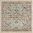 thumbnail image 2 of Rugs.com Lola Collection Rug – 4 Ft Square Ivory Medium Rug Perfect For Living Rooms, Kitchens, Entryways, 2 of 9