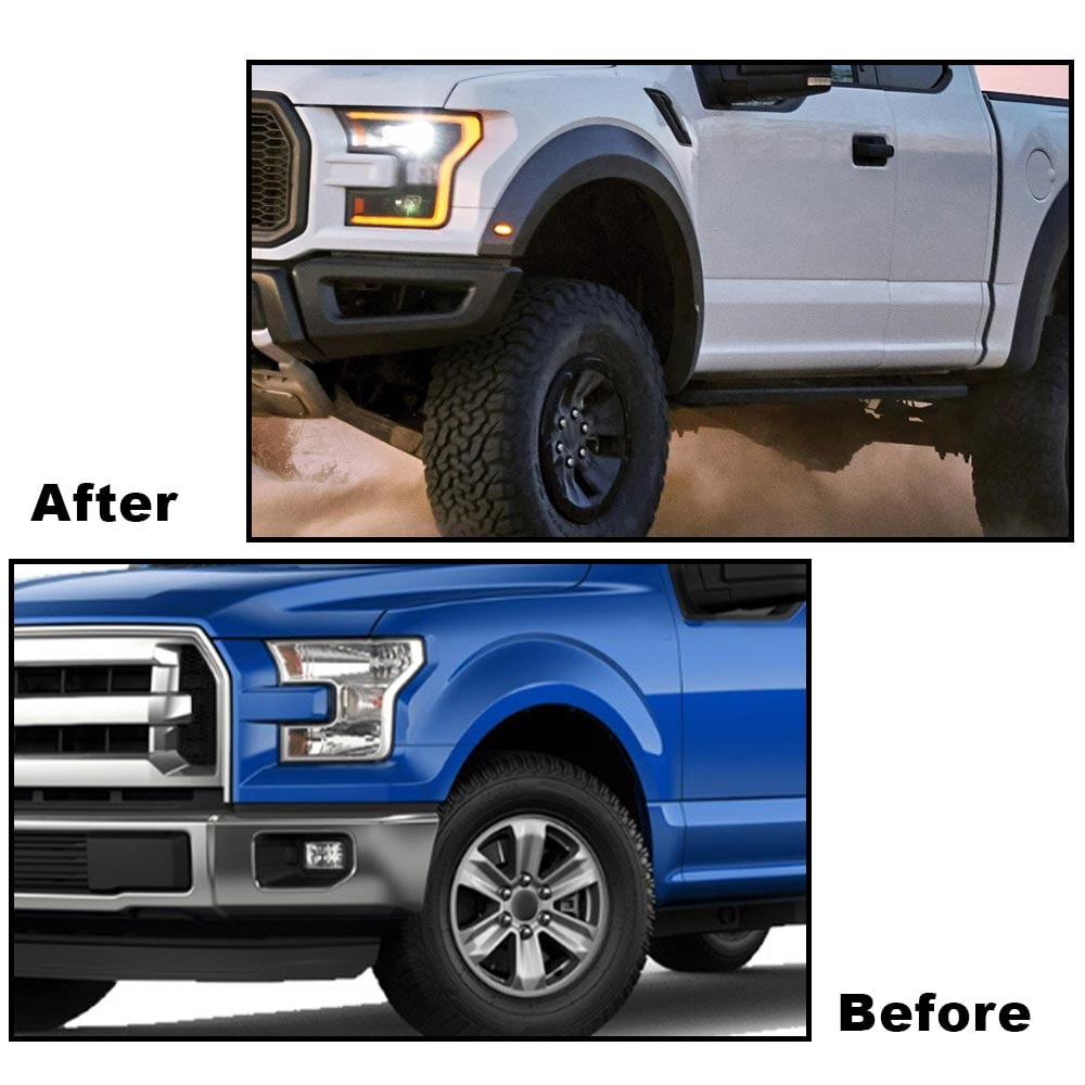 CROSSDESIGN 2" Molded Bolt Leveling Kit Fit for Ford F150 2009-2022 Black