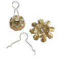 thumbnail image 5 of Tapa de hardware para bola de Navidad, cubierta de aluminio para colgante de accesorios navideños de plata chapada en oro de 7 mm a 70 mm, cubierta de hierro, 5 of 5