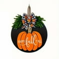 thumbnail image 2 of BNNG Hello Fall Wreath for Front Door Fall Tree Welcome Door Sign 12x12 Inch Autumn Maple Leaves Wood Door Hanger Farmhouse Thanksgiving Hanging Plaque for Home Porch Wall Indoor Outdoor Decor, 2 of 5
