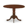 thumbnail image 4 of East West Furniture Dining Room Set Mahogany, DLAB3-MAH-18, 4 of 9