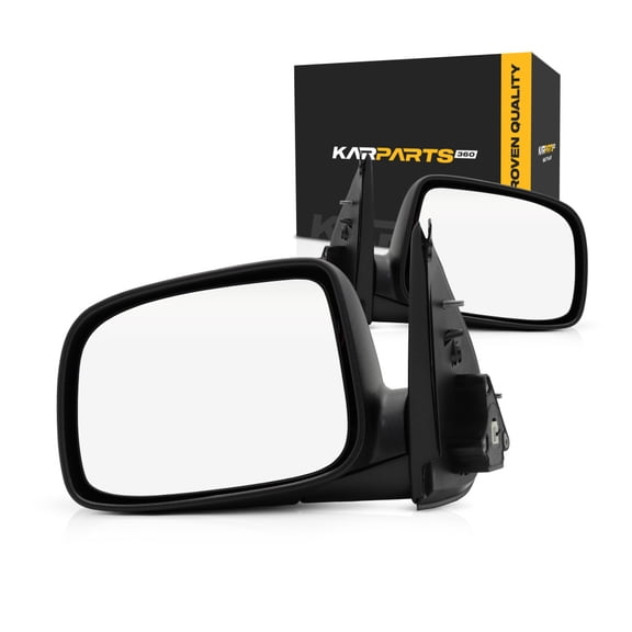 For 2004-2012 GMC Canyon Door Mirror Pair Driver and Passenger Side Textured Power Non-Heated GM1320280