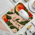 thumbnail image 2 of Peach Square Desk Mat Mousepad, 8.3x9.8 Inch Non-Slip Rubber Bottom, Printed Gaming Mousepad for Office and Gaming, 2 of 6
