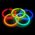 thumbnail image 4 of 100 Pcs 8" Glowsticks , Bracelets Necklaces, Glow in the Dark Party Favors, Easter, Christmas, Halloween Supplies Pack, Football Party Supplies, 4 of 8