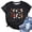 Black, variant on Christmas Shirts for Women Short Sleeve Crewneck Loose Casual Funny Horse Graphic T Shirts Holiday Tops