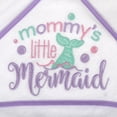 thumbnail image 2 of Juego de toallas y toallitas con capucha para bebés Mommy's Mermaid 6-12 M, 2 of 7