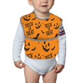 thumbnail image 6 of Susaid Trick Or Treat Print Bibs for Babies Toddlers Adjustable Waterproof Free Soft Durable Bibs for eating with Large Pocket Food Catcher, 6 of 8